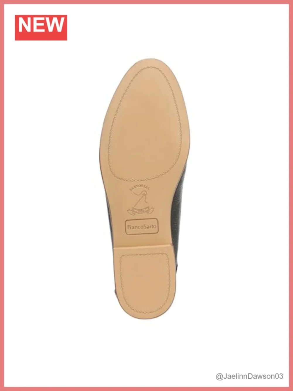 Franco Sarto Maude Leather Moc Toe Loafers Slip-On Flats Women's